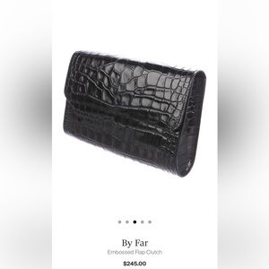 By Far Embossed Leather Bag